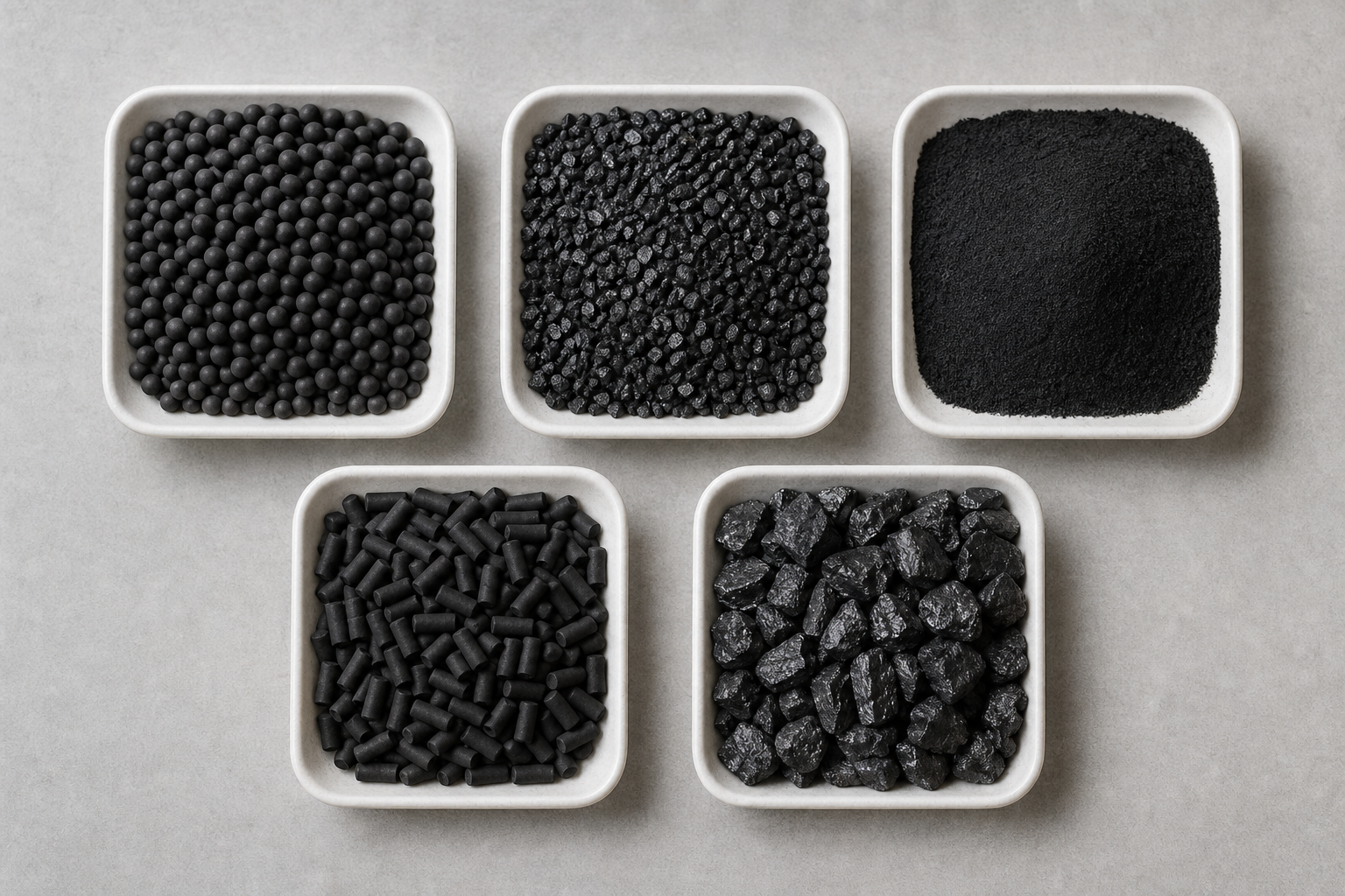 Comparison of novolac-derived activated carbon with conventional commercial activated carbon forms