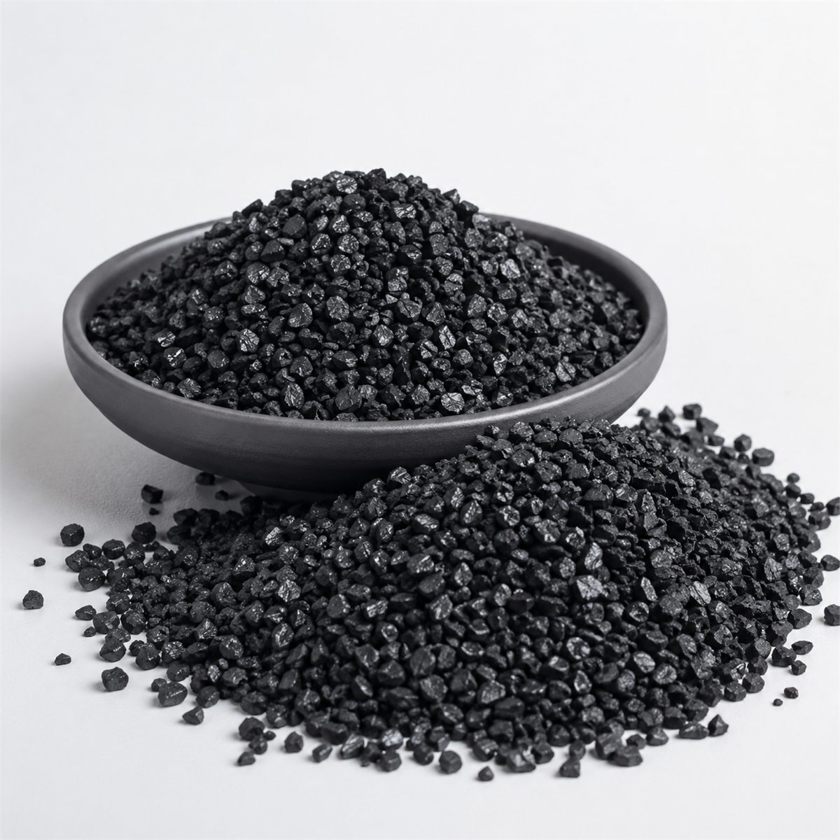 Granular activated carbon product sample for bulk supply