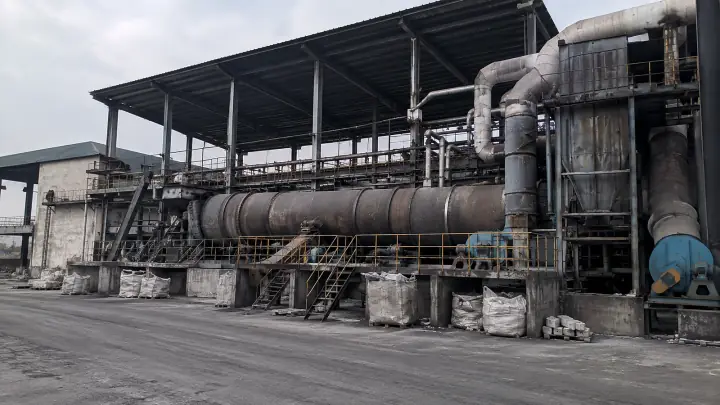 Full activated carbon activation furnace production line